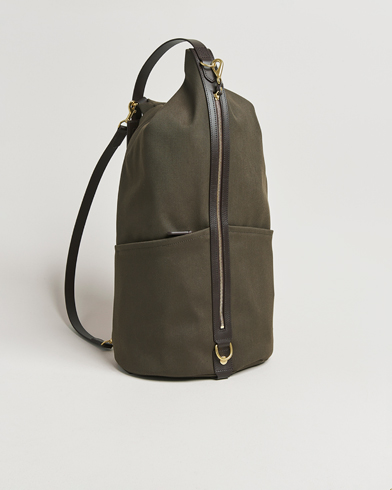 Men | New Nordics | Mismo | M/S Carpet Bag Army/Dark Brown
