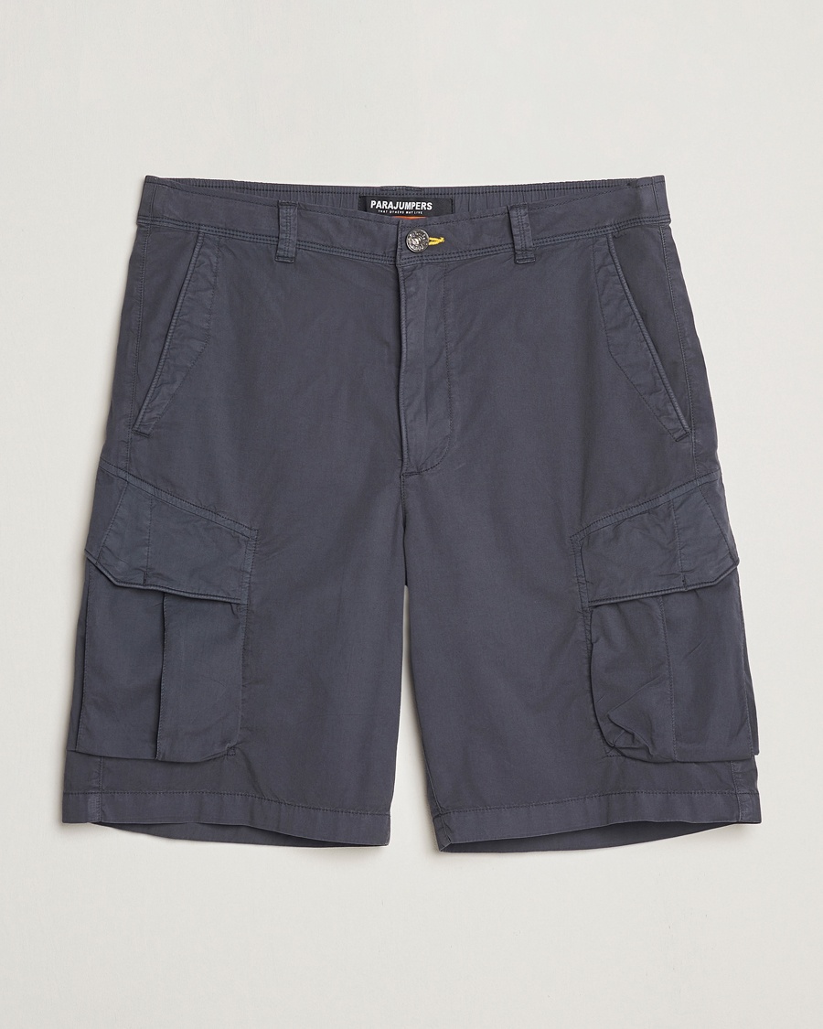 Men | Cargo Shorts | Parajumpers | Edmund Garment Dyed Twill Cargo Shorts Gargoyle