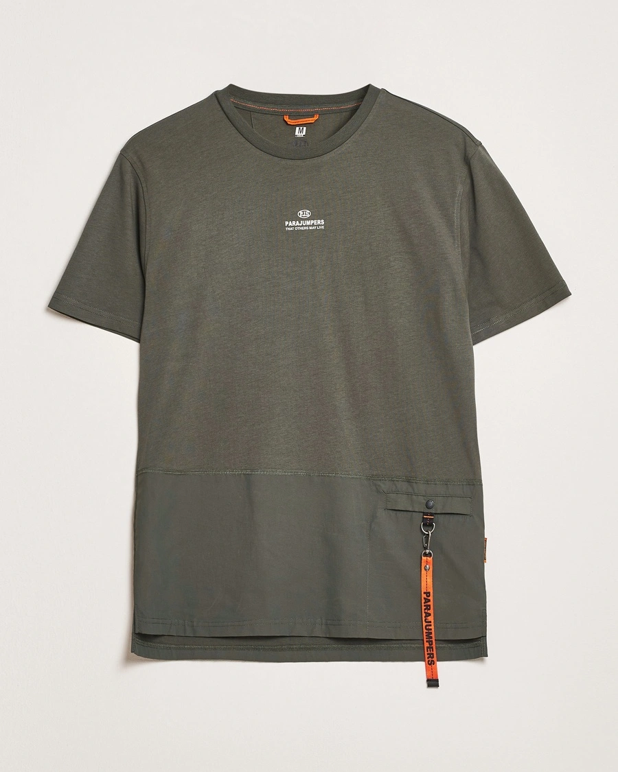 Men | T-Shirts | Parajumpers | Clint Rescue T-Shirt Kombu Green