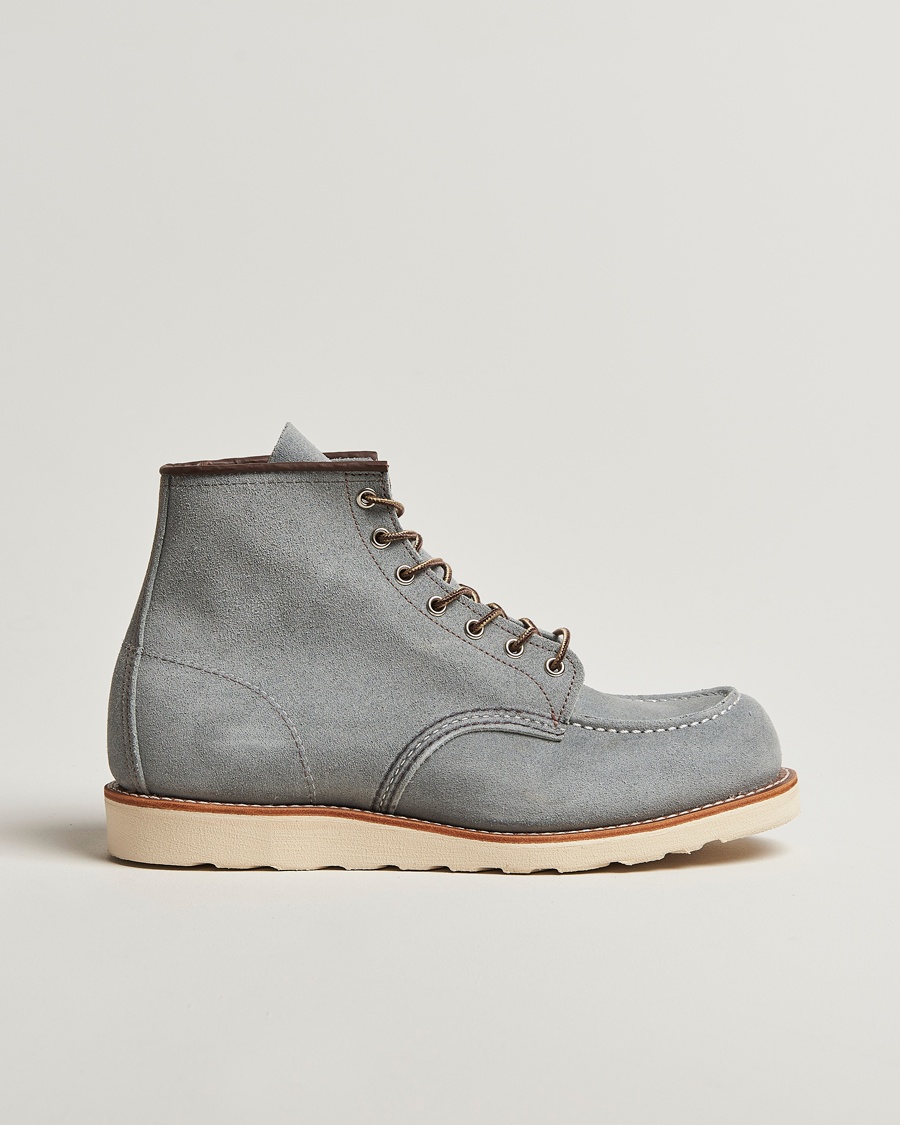 Men | Lace-up Boots | Red Wing Shoes | Moc Toe Boot Dusty Blue Abilene