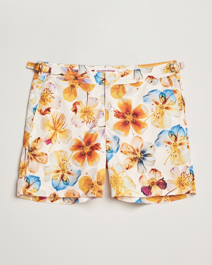 Men | Orlebar Brown | Orlebar Brown | Bulldog Oshibana Printed Swimshorts White Sand