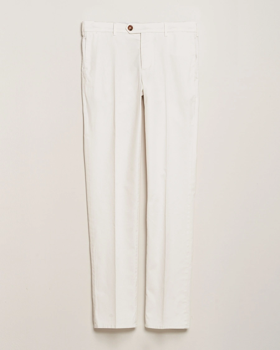 Men | Chinos | Brunello Cucinelli | Slim Fit Chinos Off White