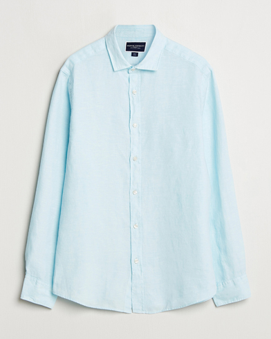 Men | Charles Tyrwhitt | Charles Tyrwhitt | Pure Linen Slim Fit Shirt Aqua
