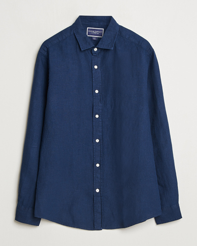 Men | Charles Tyrwhitt | Charles Tyrwhitt | Pure Linen Slim Fit Shirt Navy