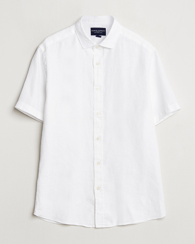Men | Charles Tyrwhitt | Charles Tyrwhitt | Pure Linen Short Sleeve Slim Fit Shirt White
