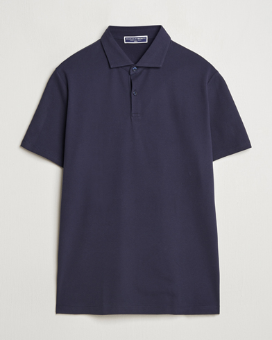 Charles Tyrwhitt Short Sleeve Cotton Pique Polo Navy – Blue