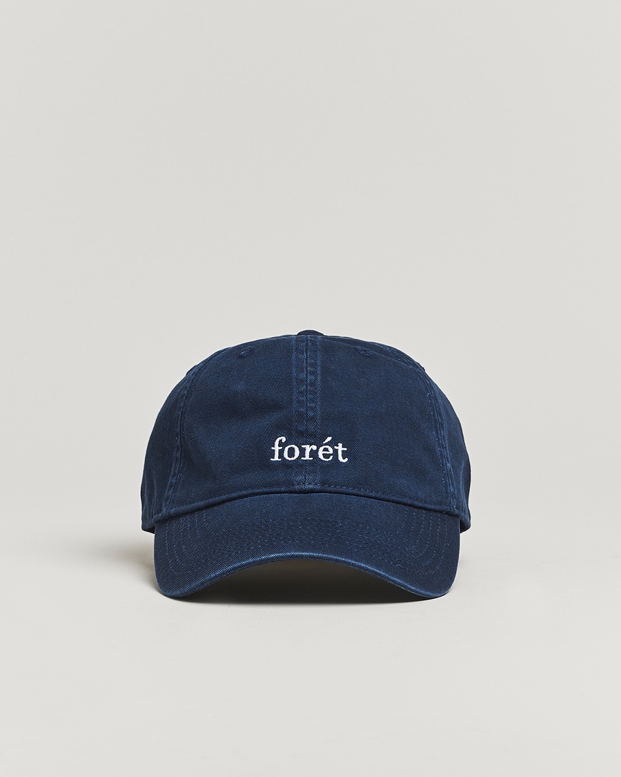 Forét Hawk Washed Cap Navy – Blue