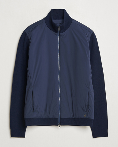 Scandinavian Edition Leeway Hybrid Jacket Navy Blue – Blue