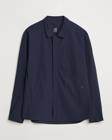 Men | Shirt Jackets | Scandinavian Edition | Merge II Stretch Shirt Jacket Navy Blue