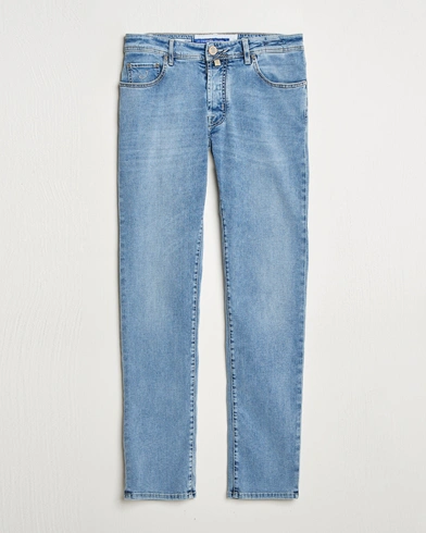 Men | Jeans | Jacob Cohën | Bard Slim Fit Stretch Jeans Light Vintage Blue