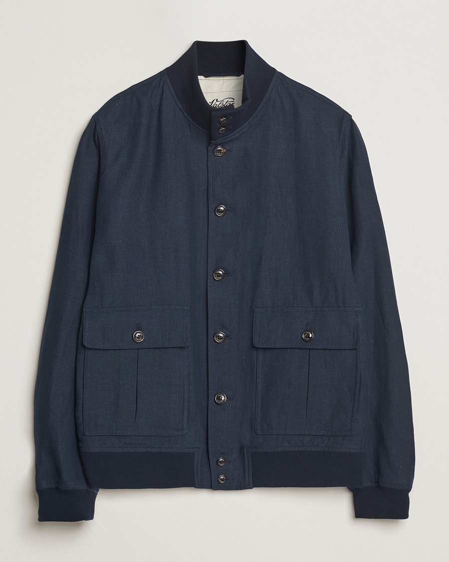 Valstar Valstarino Linen Jacket Navy – Blue