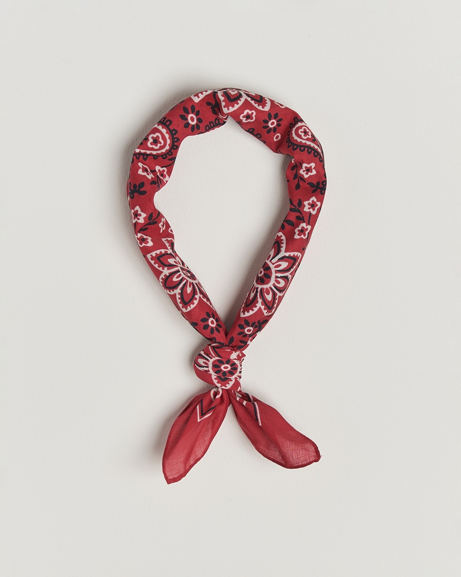 Drake's Drake'sClassic Paisley BandanaRed – Red