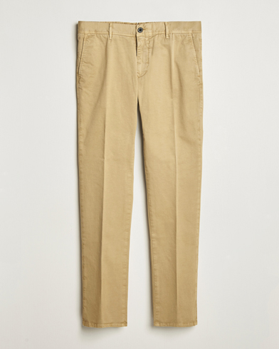 Men | Clothing | Incotex | Slim Fit Garment Dyed Slacks Beige