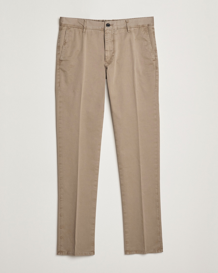 Men | Clothing | Incotex | Slim Fit Garment Dyed Slacks Brown