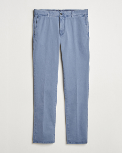 Men | Clothing | Incotex | Slim Fit Garment Dyed Slacks Blue
