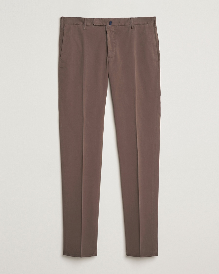 Men | Clothing | Incotex | Slim Fit Comfort Chinos Brown