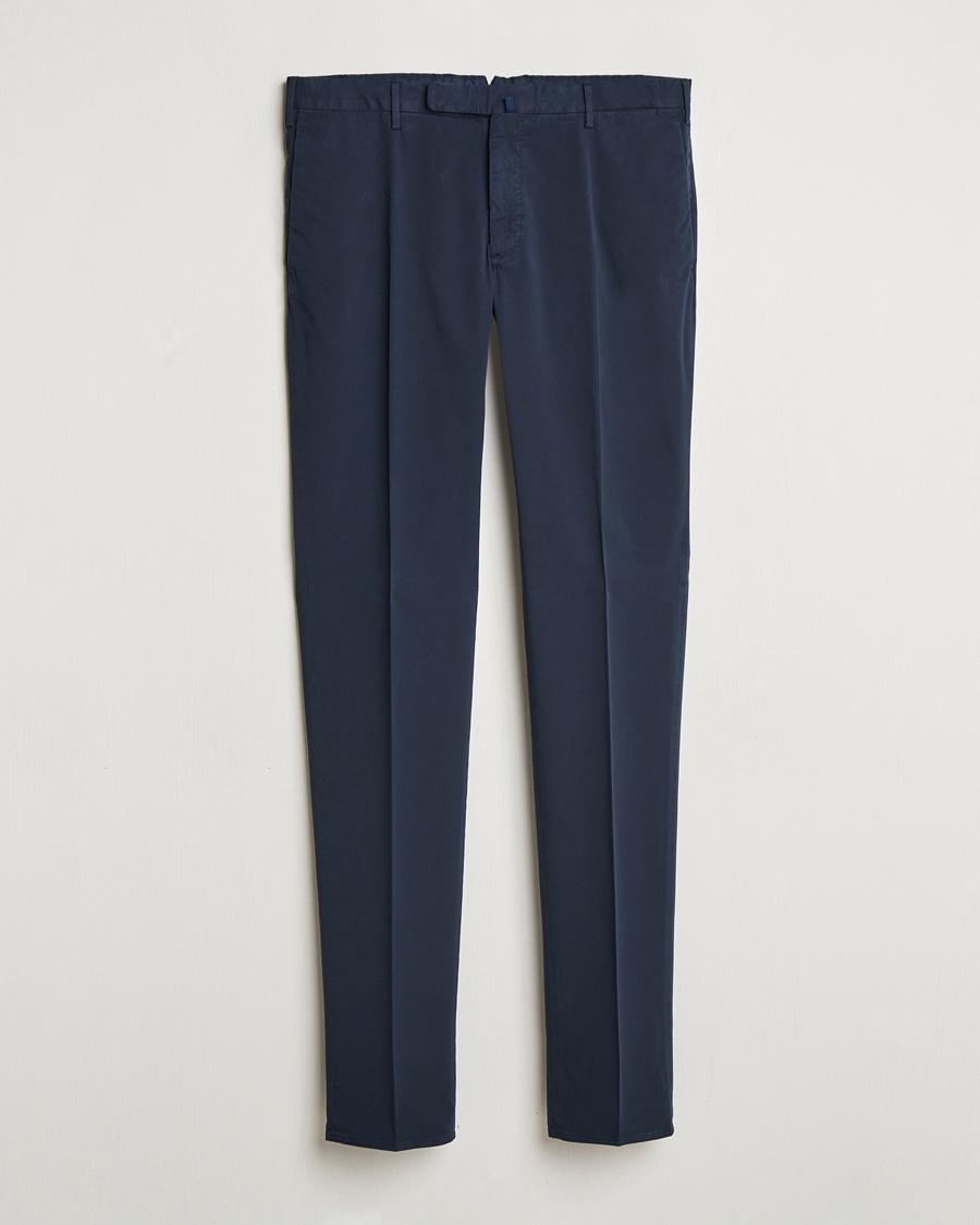 Men | Clothing | Incotex | Slim Fit Comfort Chinos Navy