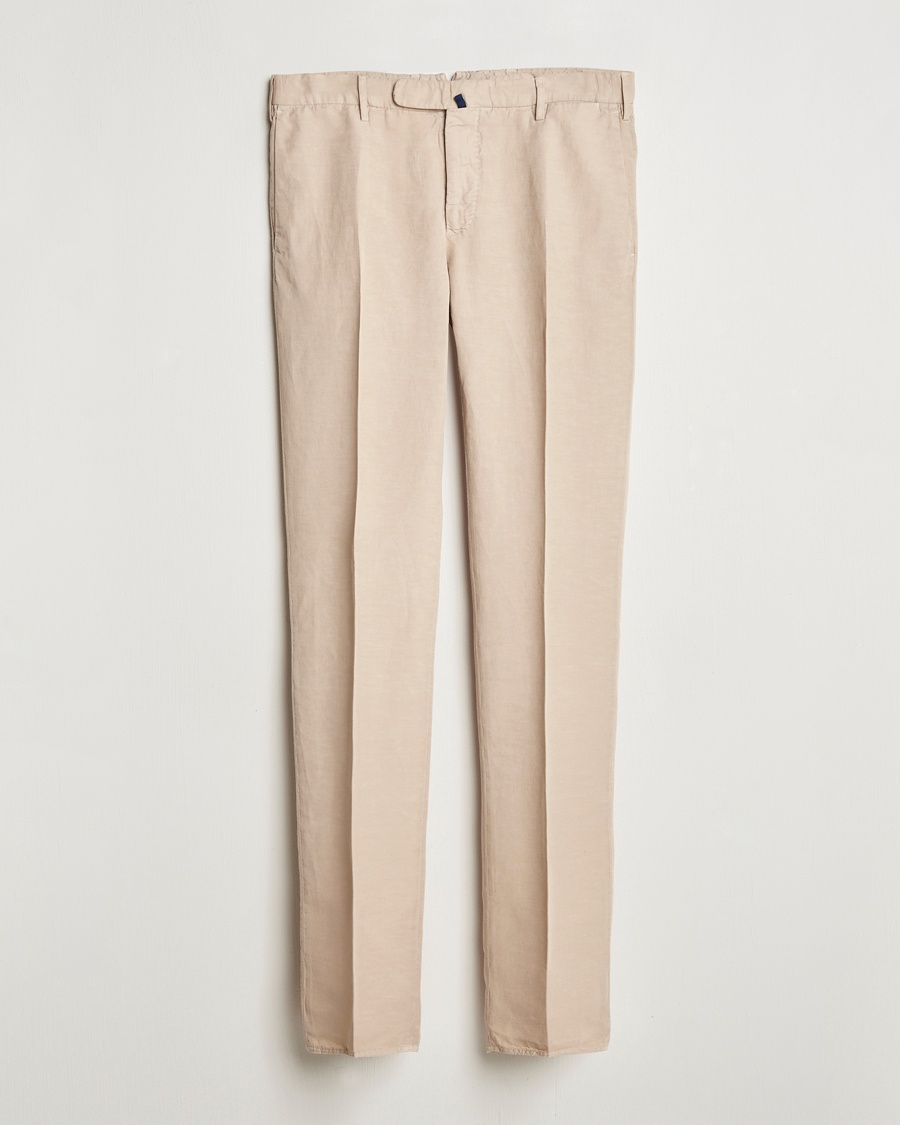 Men | Clothing | Incotex | Slim Fit Chinolino Trousers Beige
