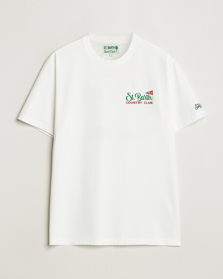 Men | T-Shirts | MC2 Saint Barth | Printed Cotton T-Shirt Country Golf
