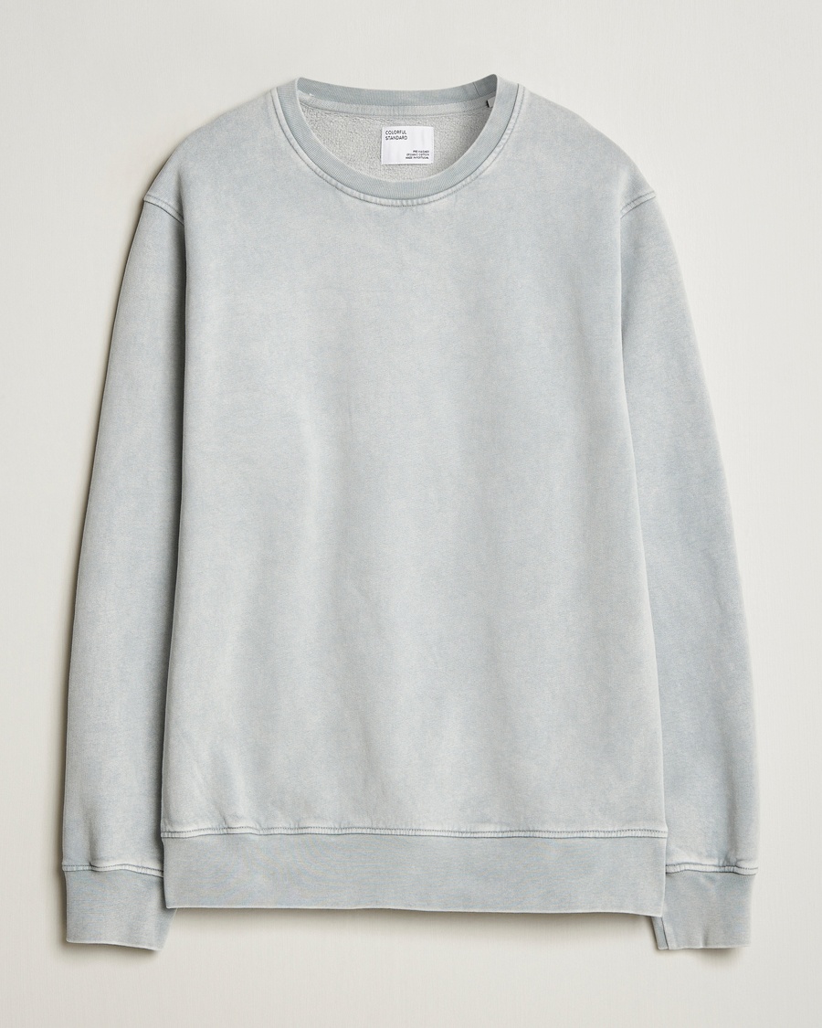Men | Clothing | Colorful Standard | Classic Organic Crew Neck Sweat Faded Grey
