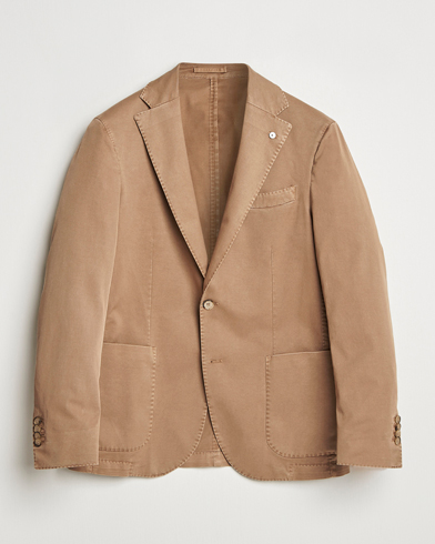 Men | Blazers | L.B.M. 1911 | Jack Regular Fit Cotton Stretch Blazer Taupe