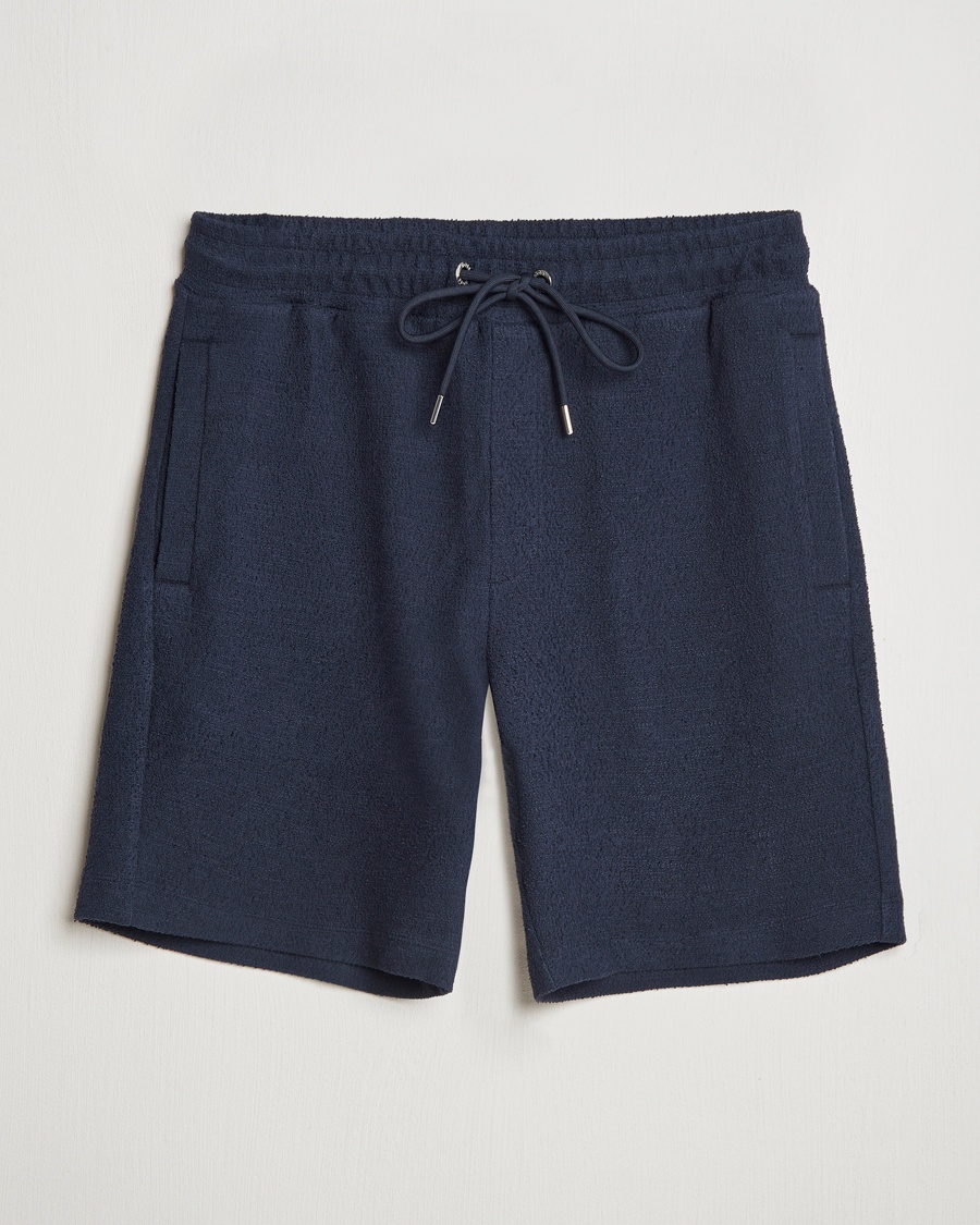 Men | Shorts | BOSS BLACK | Leoni Terry Sweatshorts Dark Blue