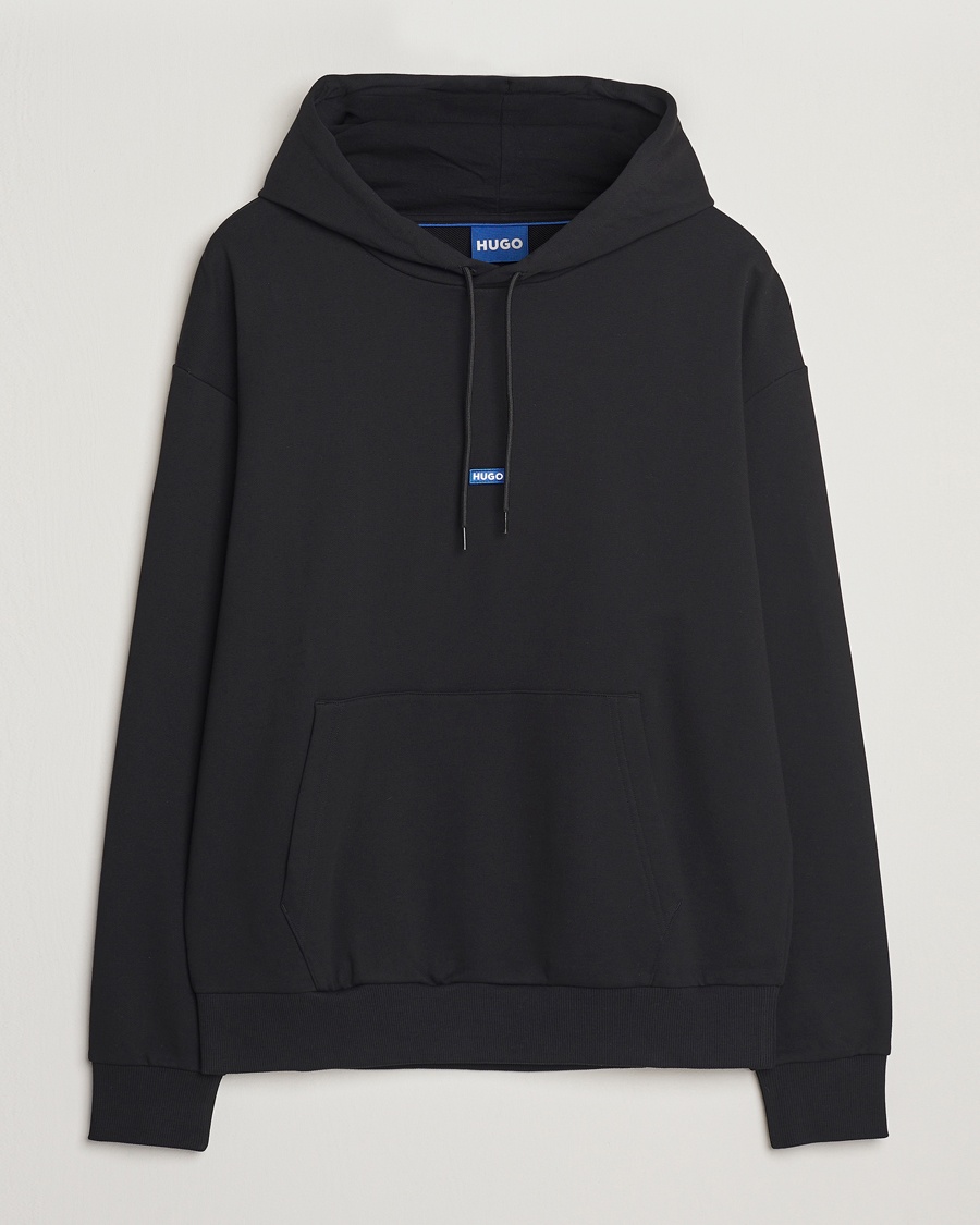 Men | Sweaters & Knitwear | HUGO | Nalonso Hoodie Black