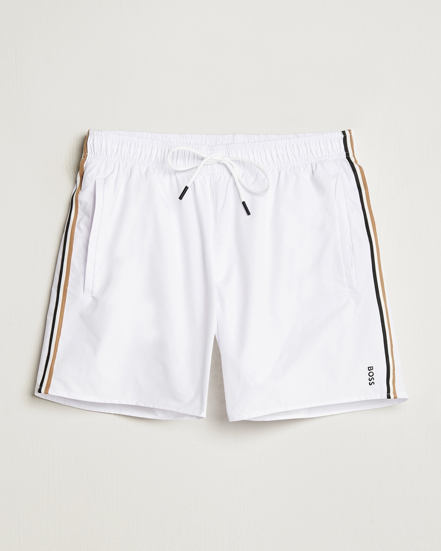 BOSS BLACK Iconic Swimshort White – White