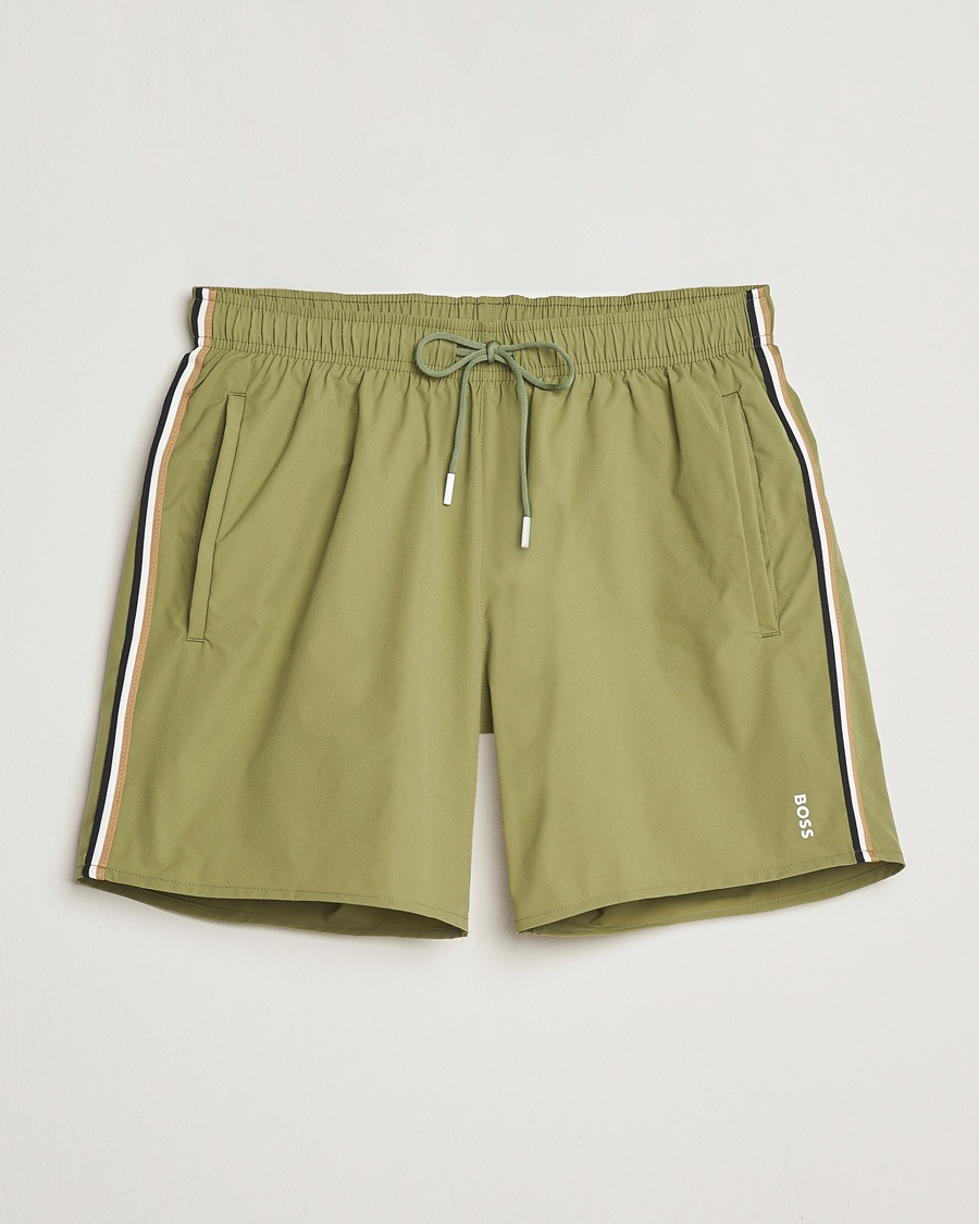 Men | Business & Beyond - Formal | BOSS BLACK | Iconic Swimshort Medium Green