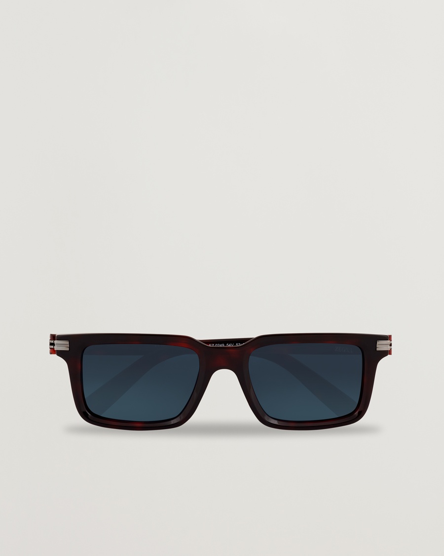 Men | Square Frame Sunglasses | Zegna | EZ0249 Sunglasses Havana