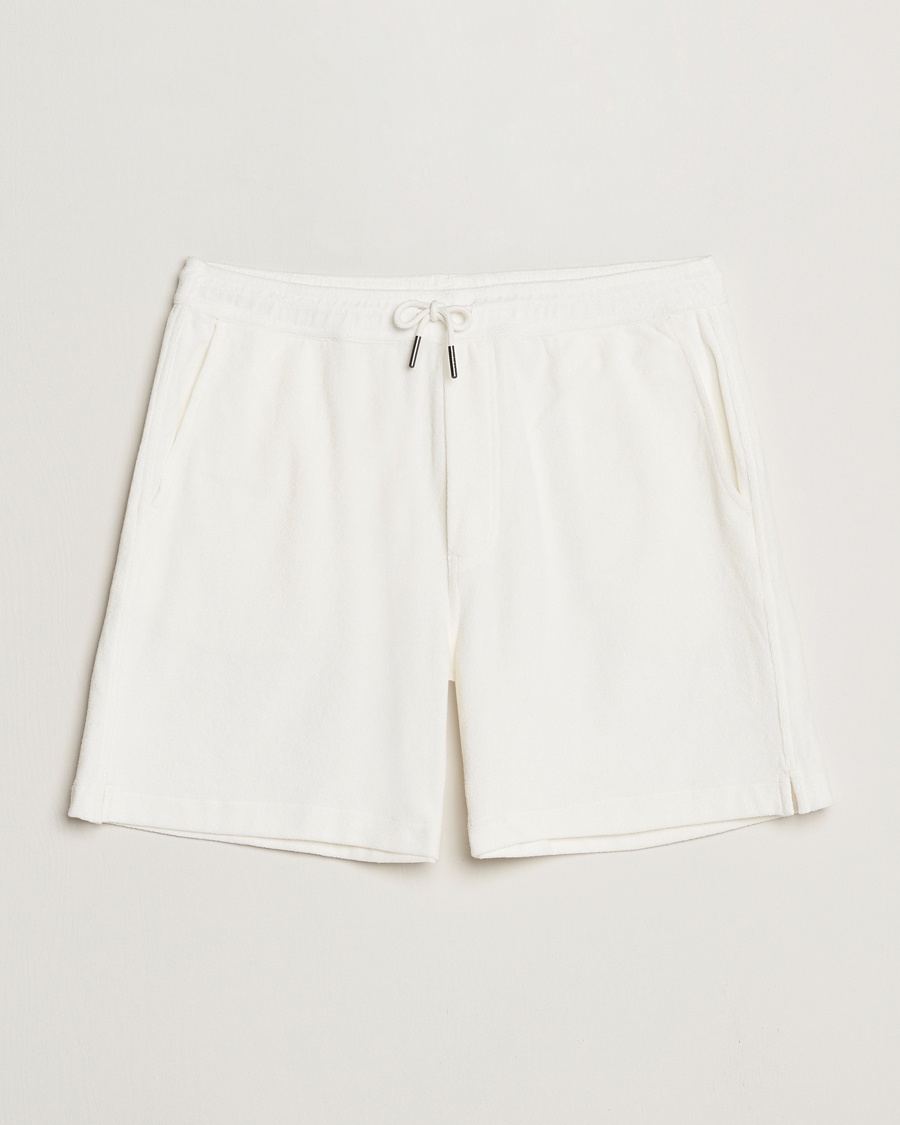 Men | Drawstring Shorts | Morris | Delon Terry Shorts Off White