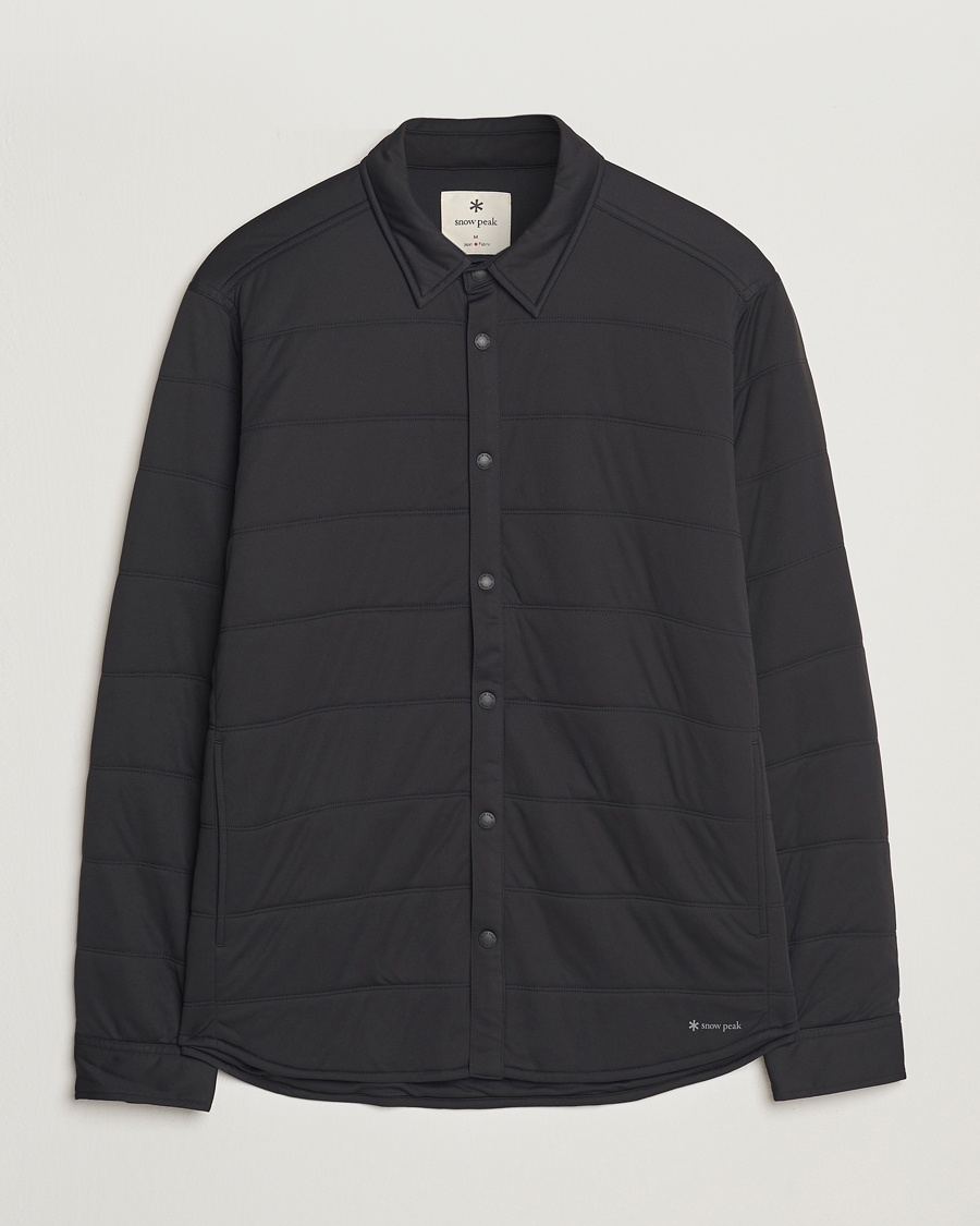 Men | Snow Peak | Snow Peak | Flexible Insulated Shirt Black