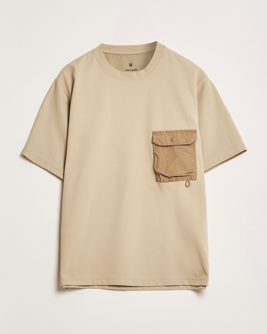 Men | Snow Peak | Snow Peak | Insect Shield T-Shirt Beige