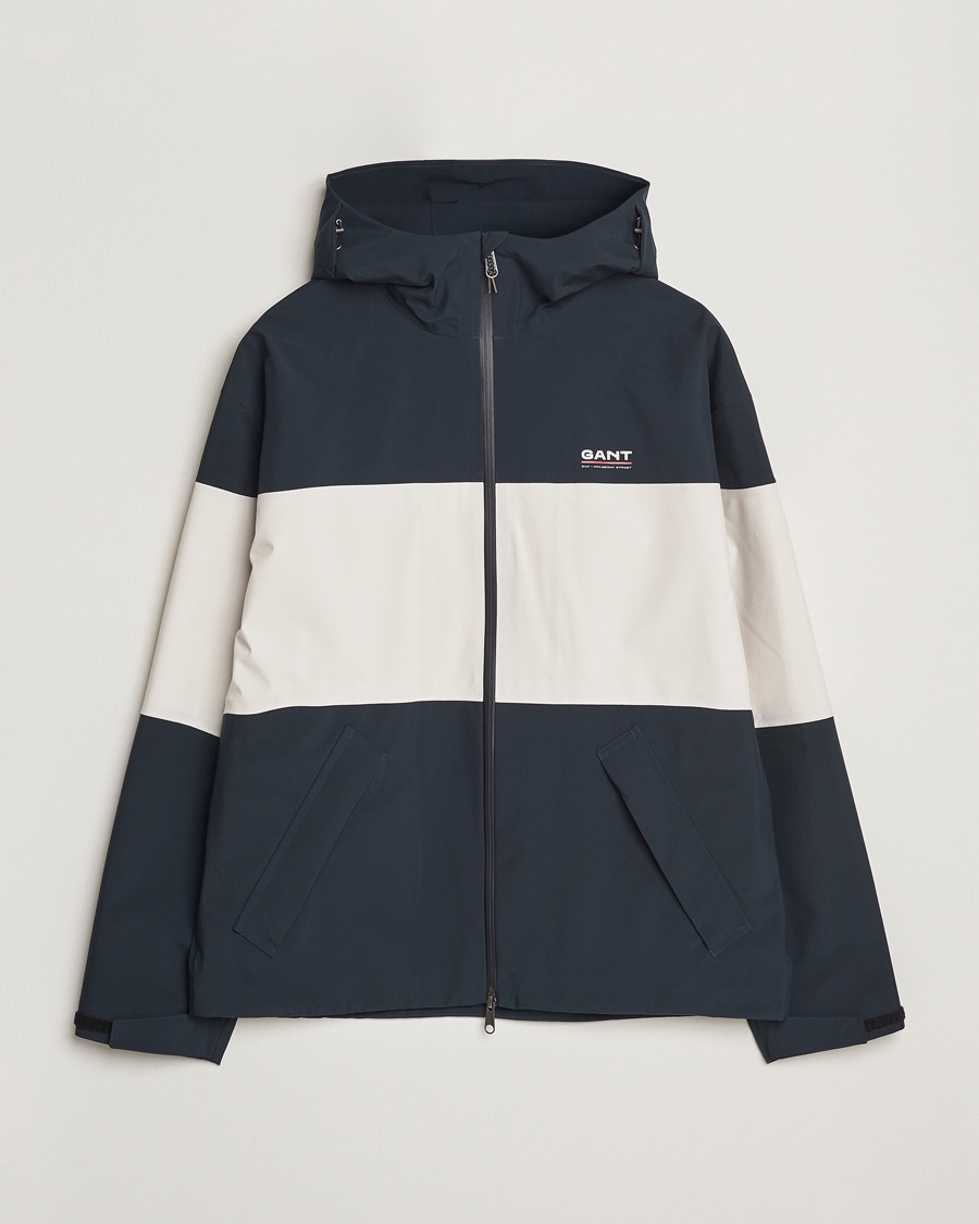 Men | Clothing | GANT 240 Mulberry Street | Hooded Sailor Jacket Navy