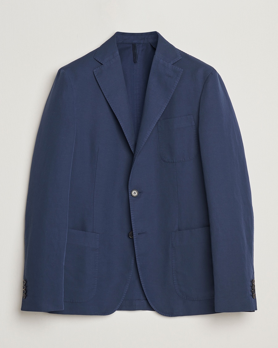 Men | Clothing | Incotex | Unconstructed Chinolino Blazer Navy