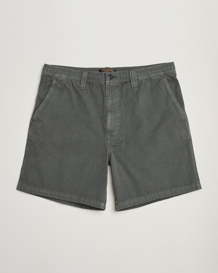 Men | Shorts | Filson | Oakville Canvas Shorts Gravel
