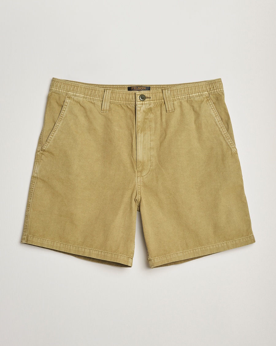 Men | Shorts | Filson | Oakville Canvas Shorts Slate Olive