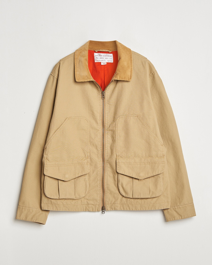 Men | Coats & Jackets | Filson | Dry Tin Hunt Jacket Tan