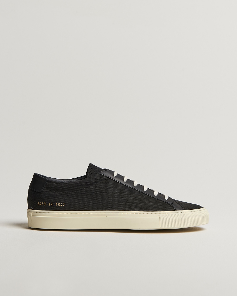 Men | Black sneakers | Common Projects | Original Achilles Canvas Sneaker Black