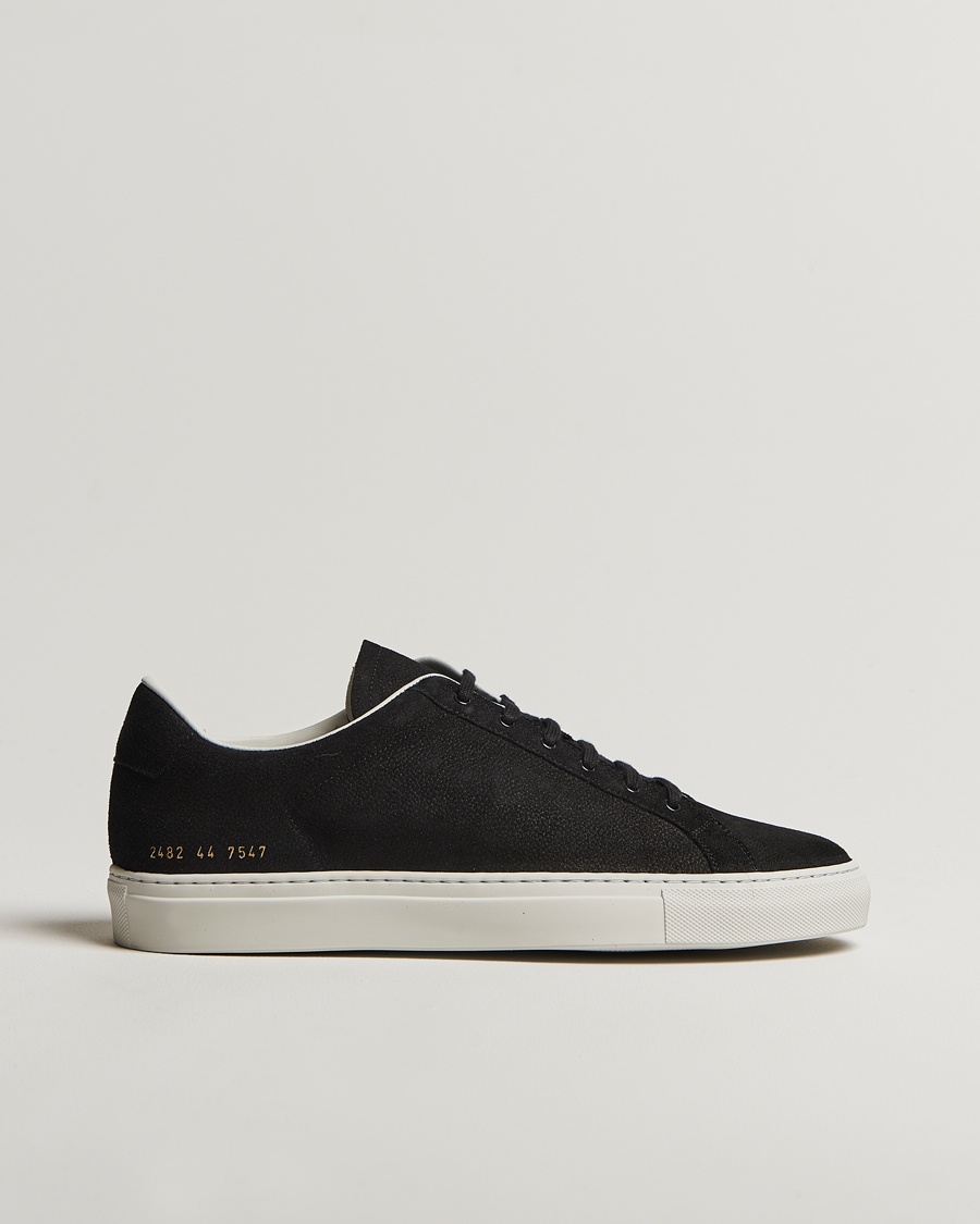 Men | Black sneakers | Common Projects | Retro Suede Sneaker Black