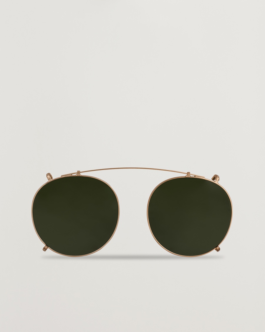 TBD Eyewear Clip-ons Gold/Bottle Green – Green