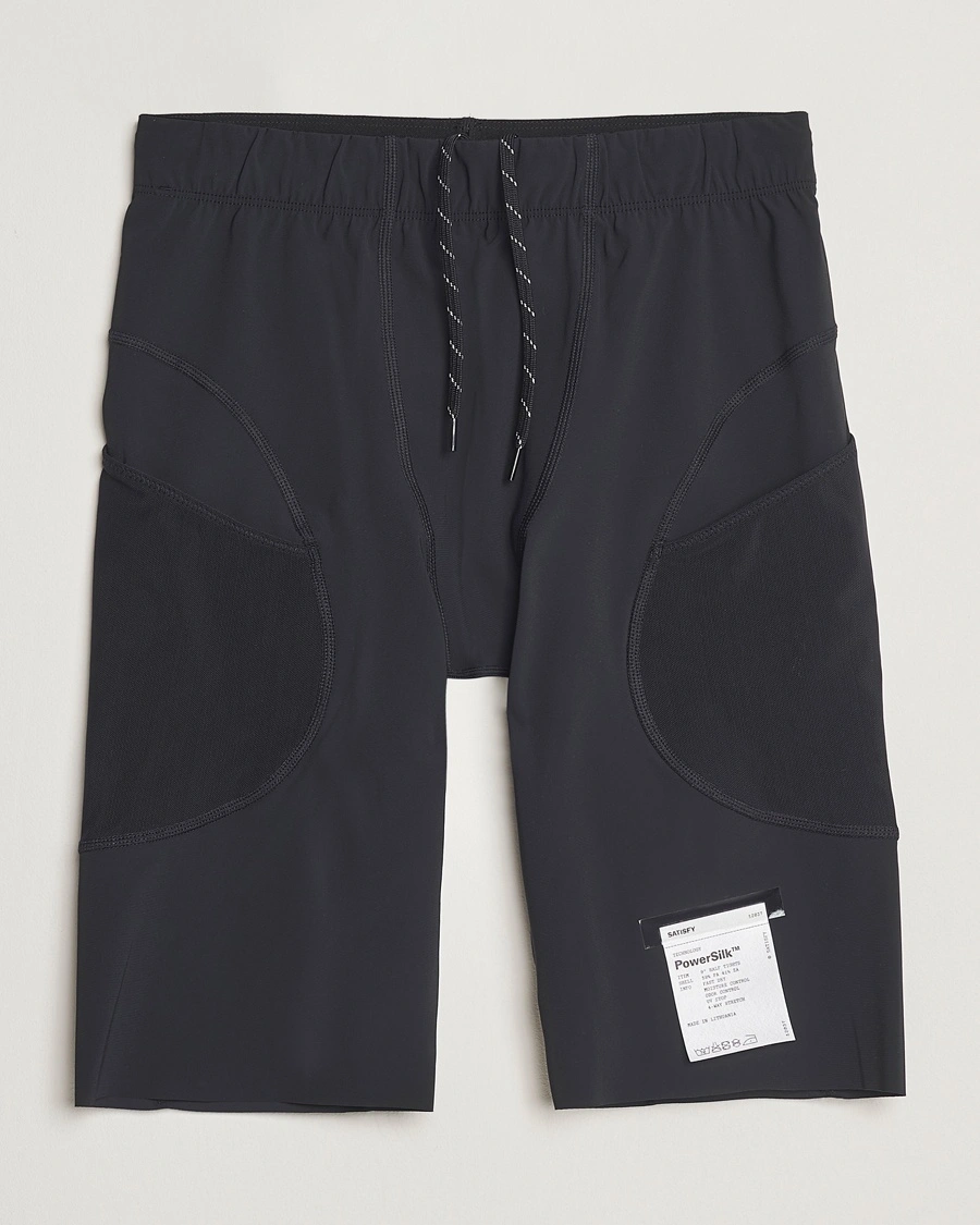 Men | Shorts | Satisfy | PowerSilk 9 Half Tights Black