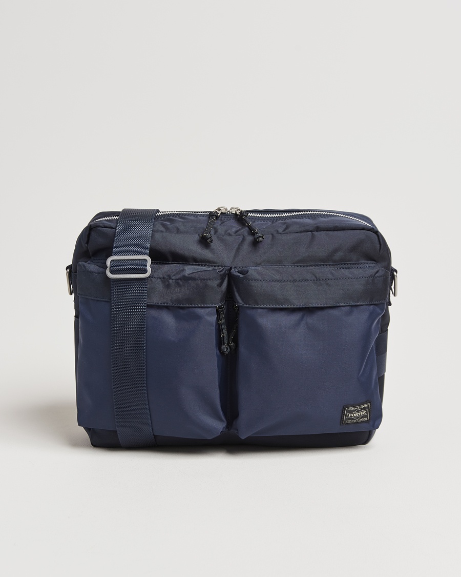 Men | Shoulder Bags | Porter-Yoshida & Co. | Force Shoulder Bag Navy Blue