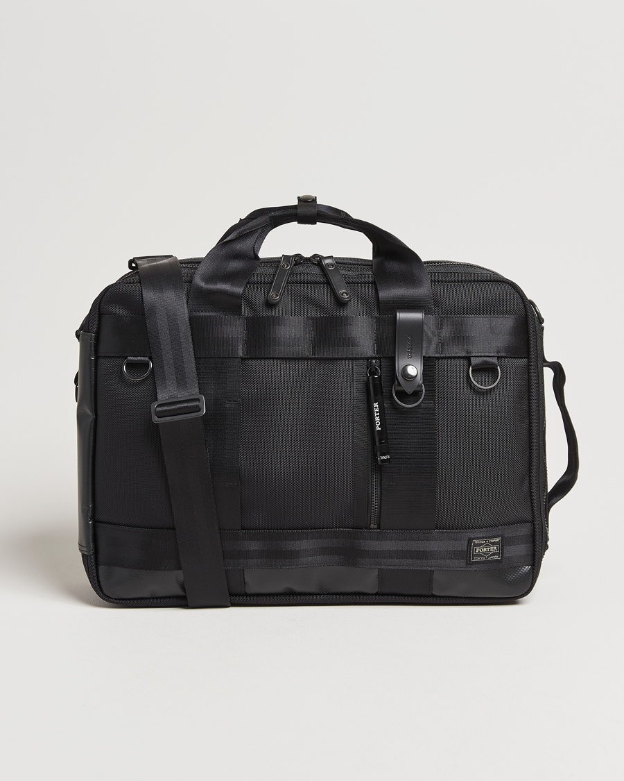 Men | Briefcases | Porter-Yoshida & Co. | Heat 3Way Briefcase Black