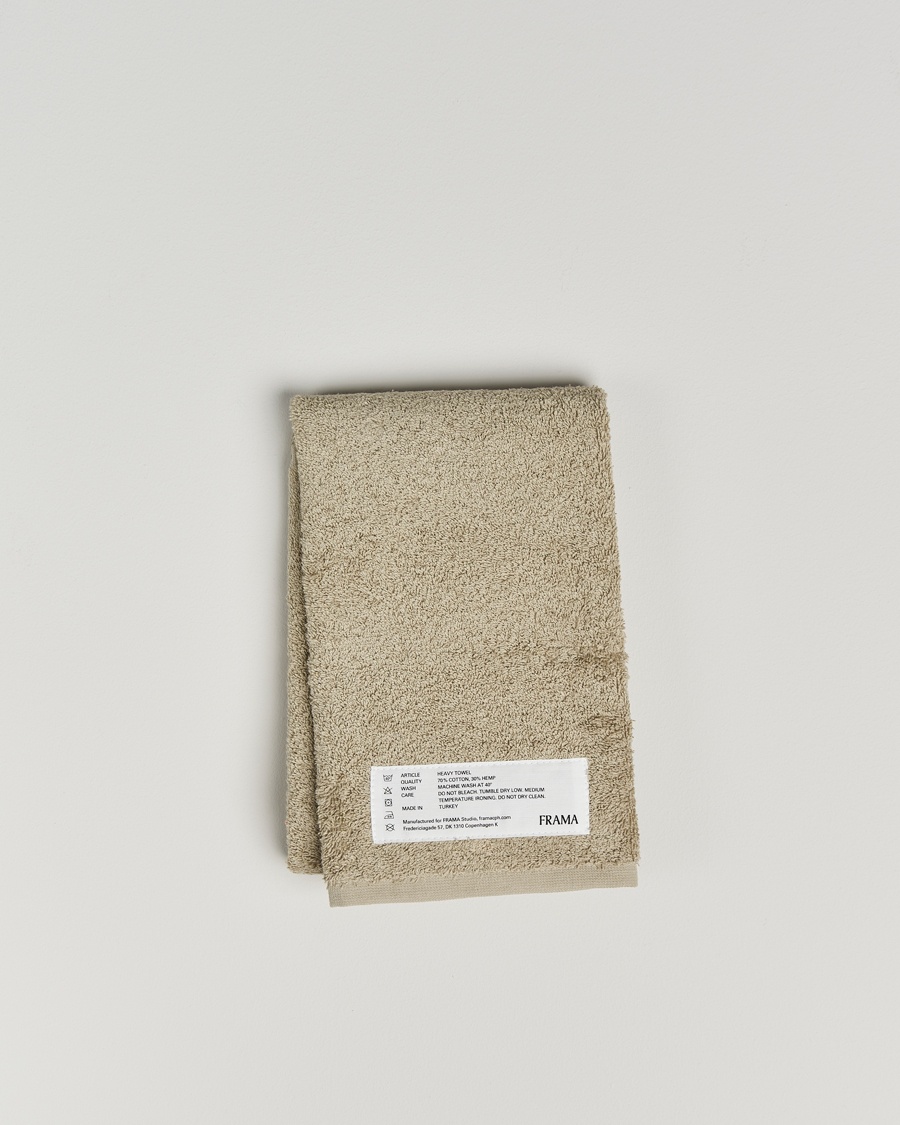 Frama Heavy Hand Towel 50x80cm Sage Green - Size: one size