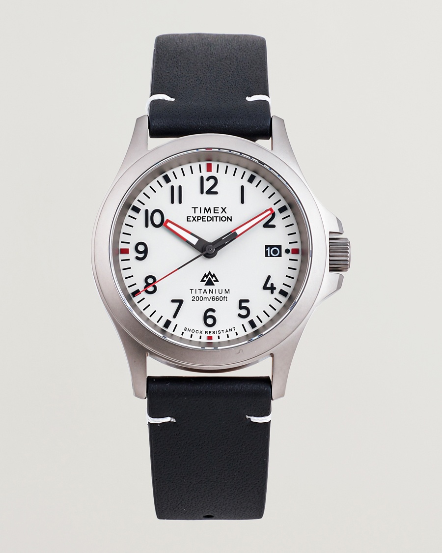 Men | | Timex | Expedition Titanium 38mm Light Gray Dial