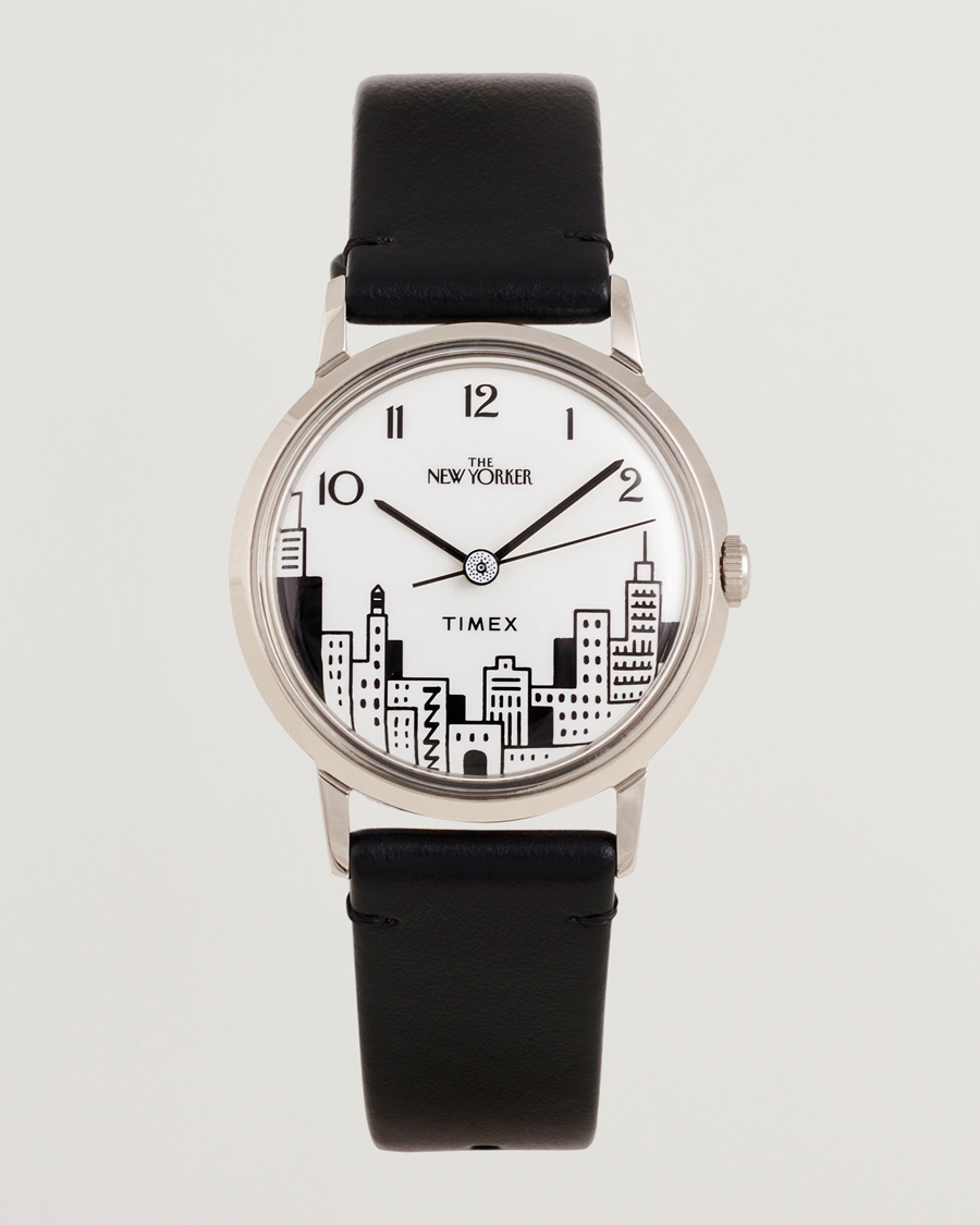 Men | Watches | Timex | X New Yorker Marlin Hand Wind 34mm White Dial