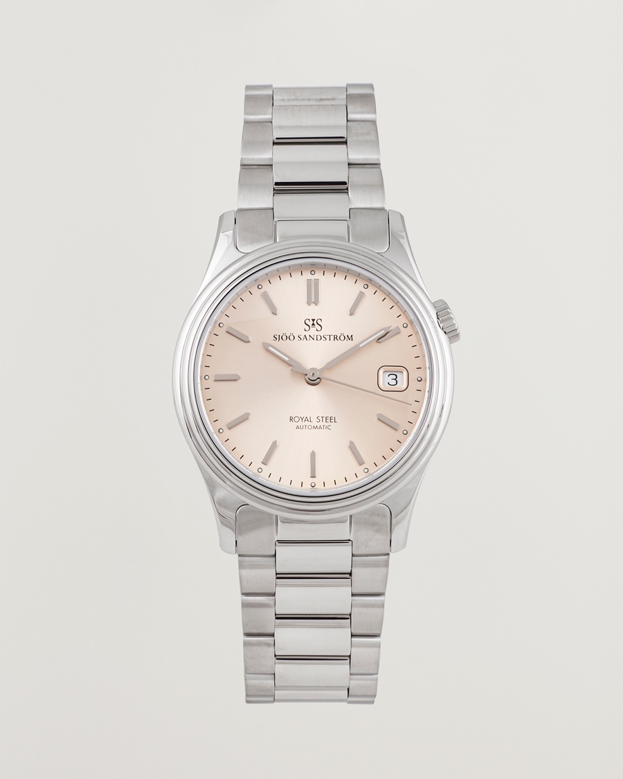 Men | Watches | Sjöö Sandström | Royal Steel Classic 36mm Sand and Steel