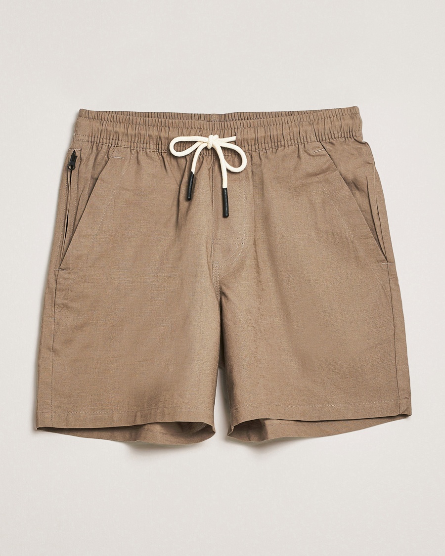 Men | Linen Shorts | OAS | Linen Shorts Taupe