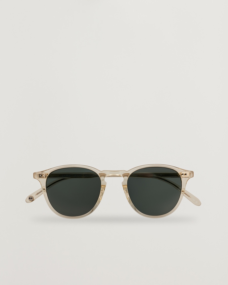 Men | D-frame Sunglasses | Garrett Leight | Hampton 46 Sunglasses Pure Glass